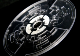 Microfluidics in vitro diagnostics PCR centrifugal